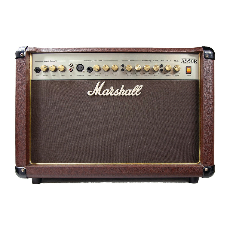 Marshall Amplification as50r user manual