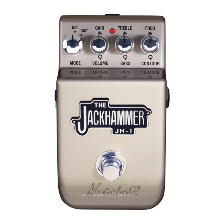 Marshall Amplification JH-1 User manual