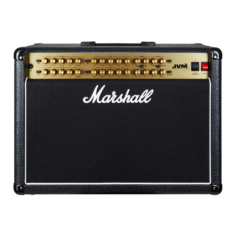 Marshall Amplification JVM410C User manual