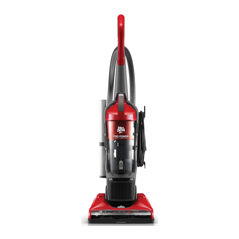 Dirt Devil Carpet + Hard Floor Cyclonic Upright User manual