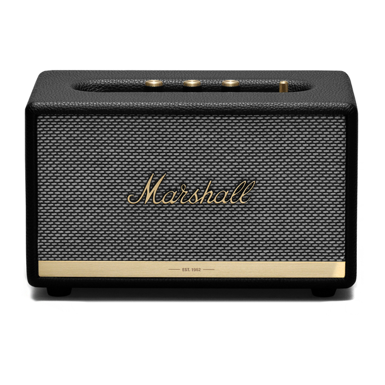 Marshall Amplification ACTON II Bluetooth user manual