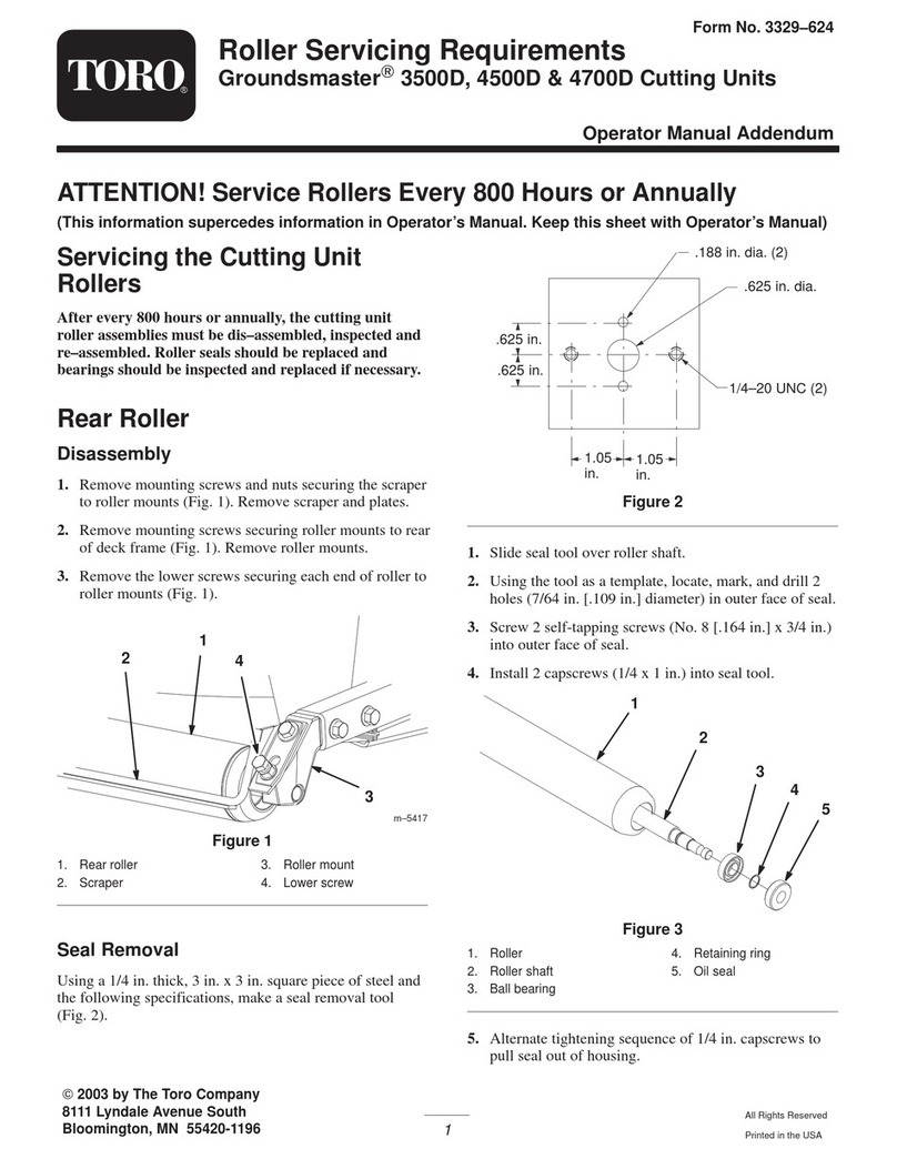 Toro Groundsmaster 3500-D User manual