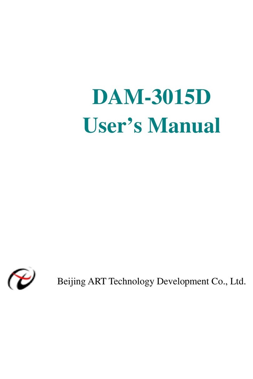 ART Technology Development DAM-3015D user manual