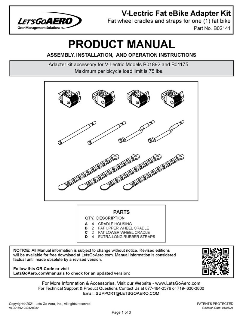 Let's Go Aero B02141 product manual