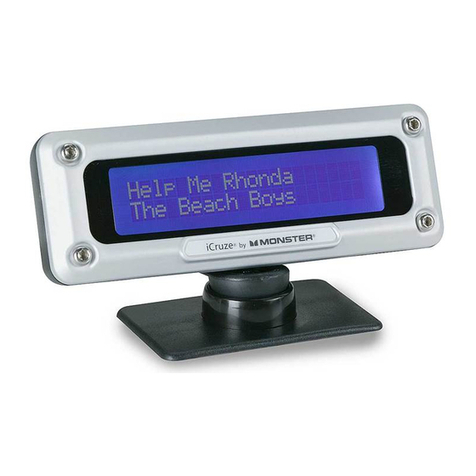 Monster iCruze MPC FX LCD-UM Operation manual