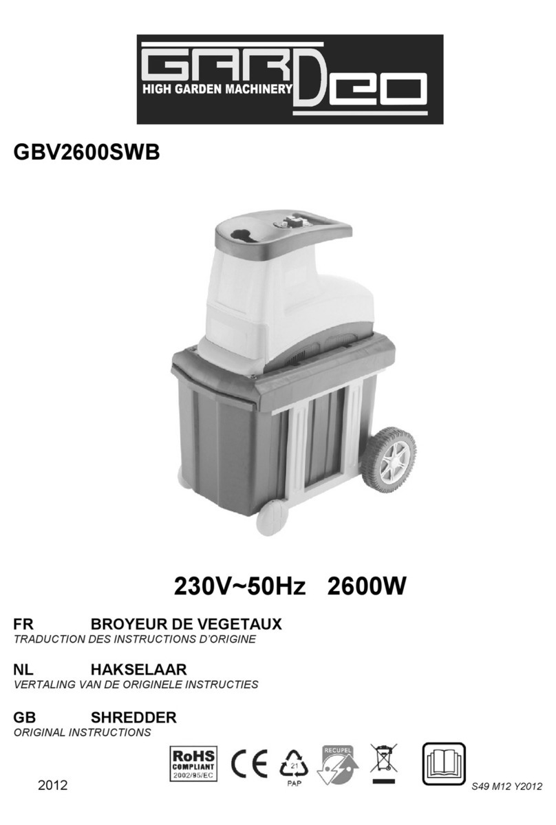 Gardeo GBV2600SWB Original instructions