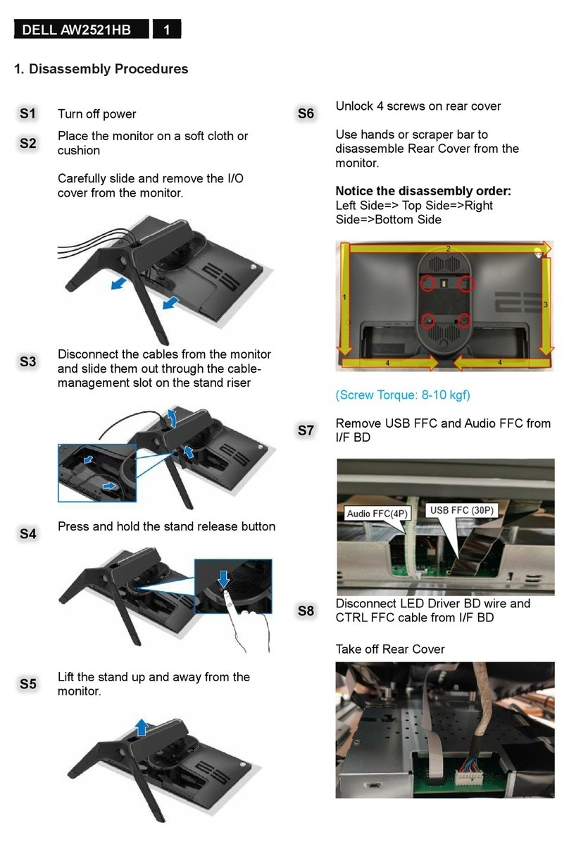 Dell AW2521Hb User manual