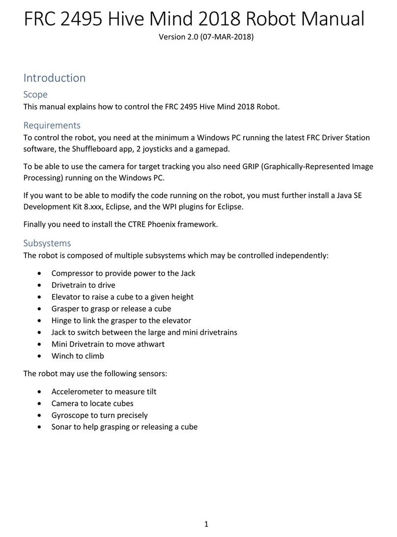 FRC 2495 Hive Mind 2018 manual