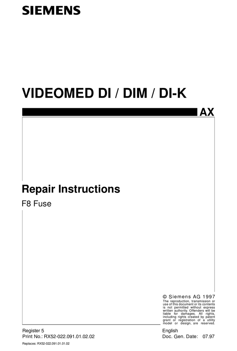 Siemens VIDEOMED DI Setup guide