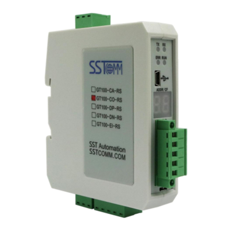 SST Automation GT100-CO-RS user manual