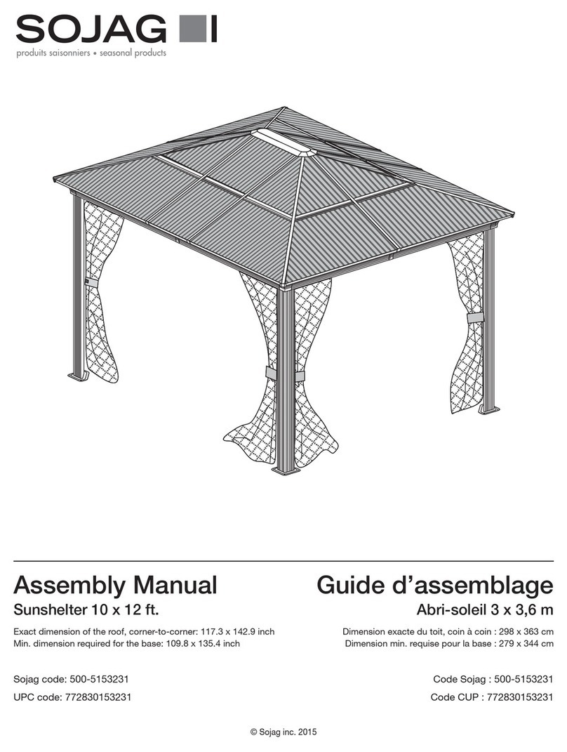 Sojag 500-5153231 Assembly manual