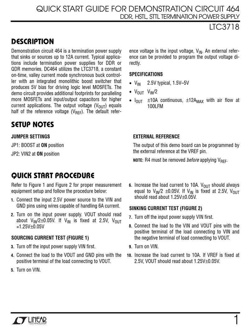 Linear Technology LTC3718 User manual