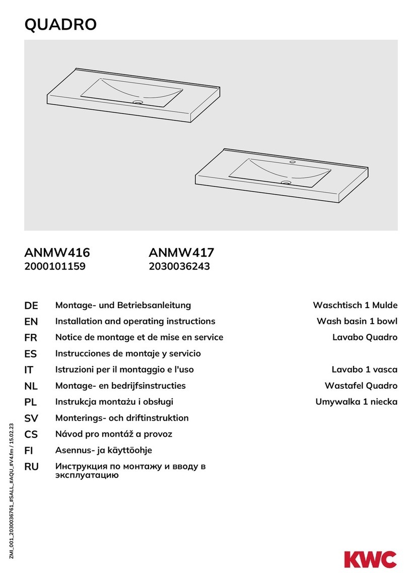 KWC QUADRO ANMW416 User manual KWC QUADRO ANMW416 User manual