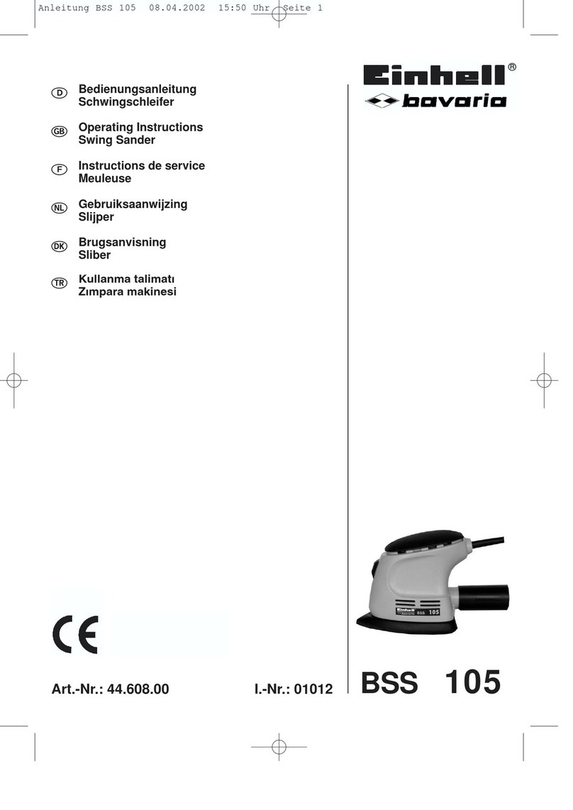 EINHELL Bavaria BSS 105 operating instructions