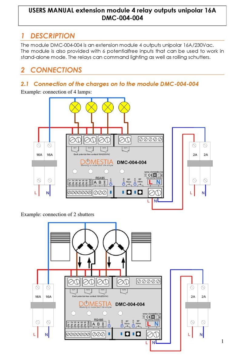 Domestia DMC-004-004 user manual