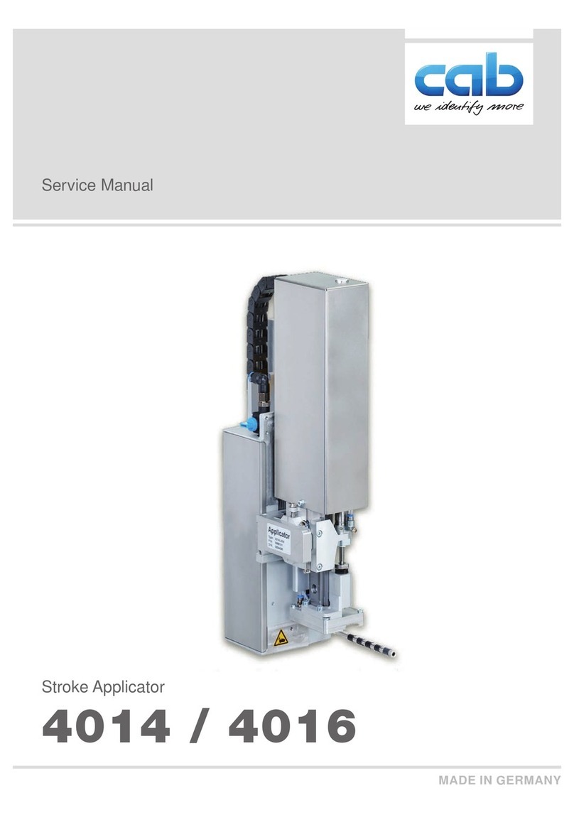 CAB 4014 User manual