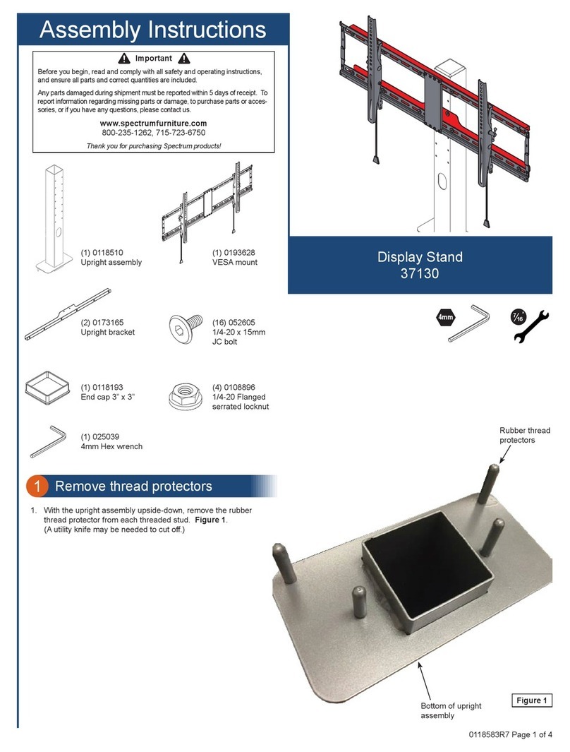 Spectrum Industries 37130 Assembly instruction