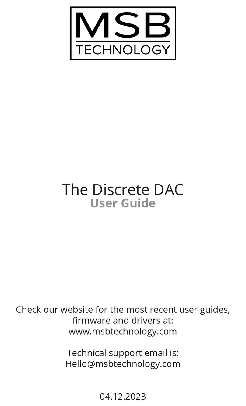 MSB The Discrete DAC user guide