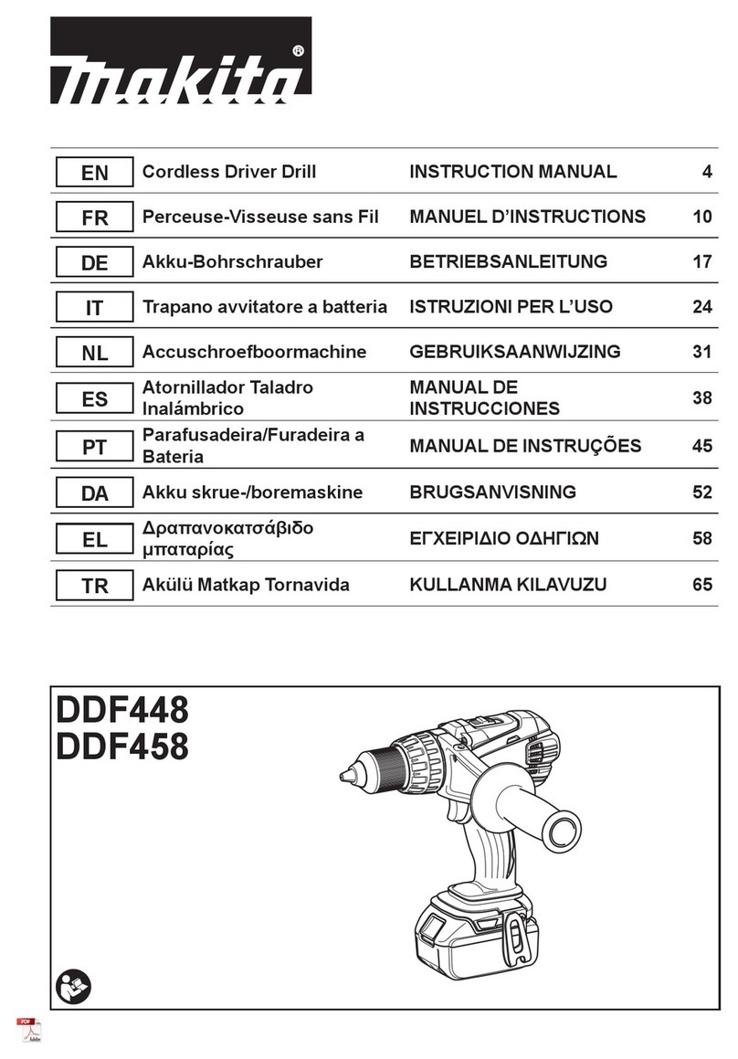 Makita DDF448 User manual