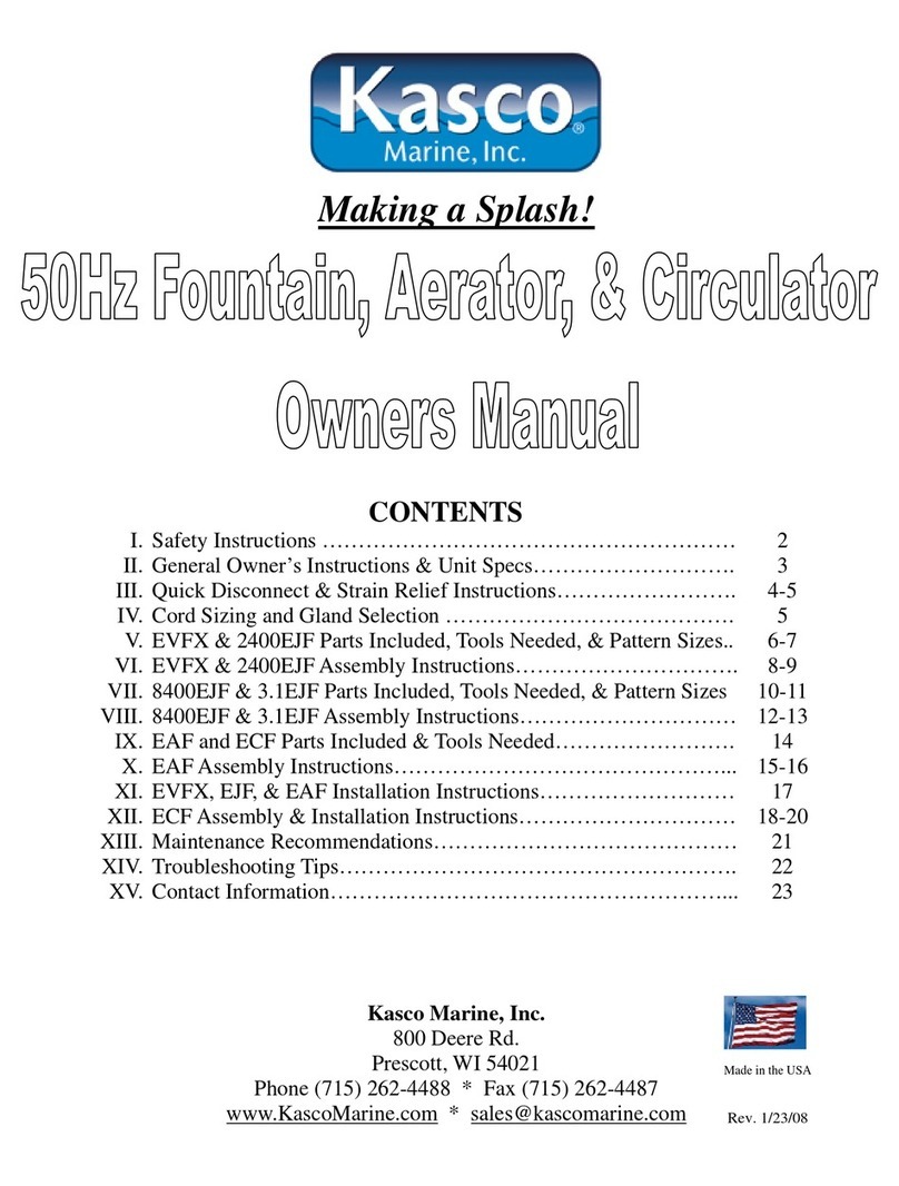Kasco F2400EAF User manual