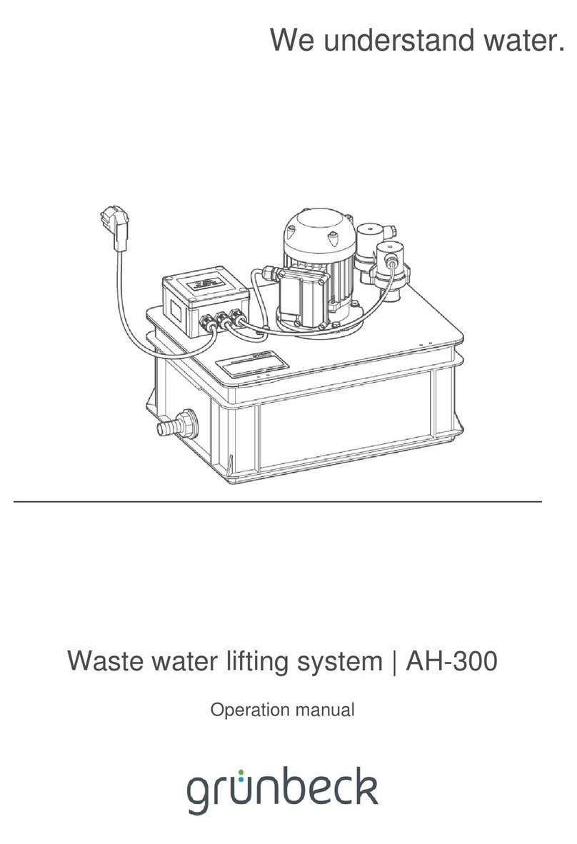 Grunbeck AH-300 User manual