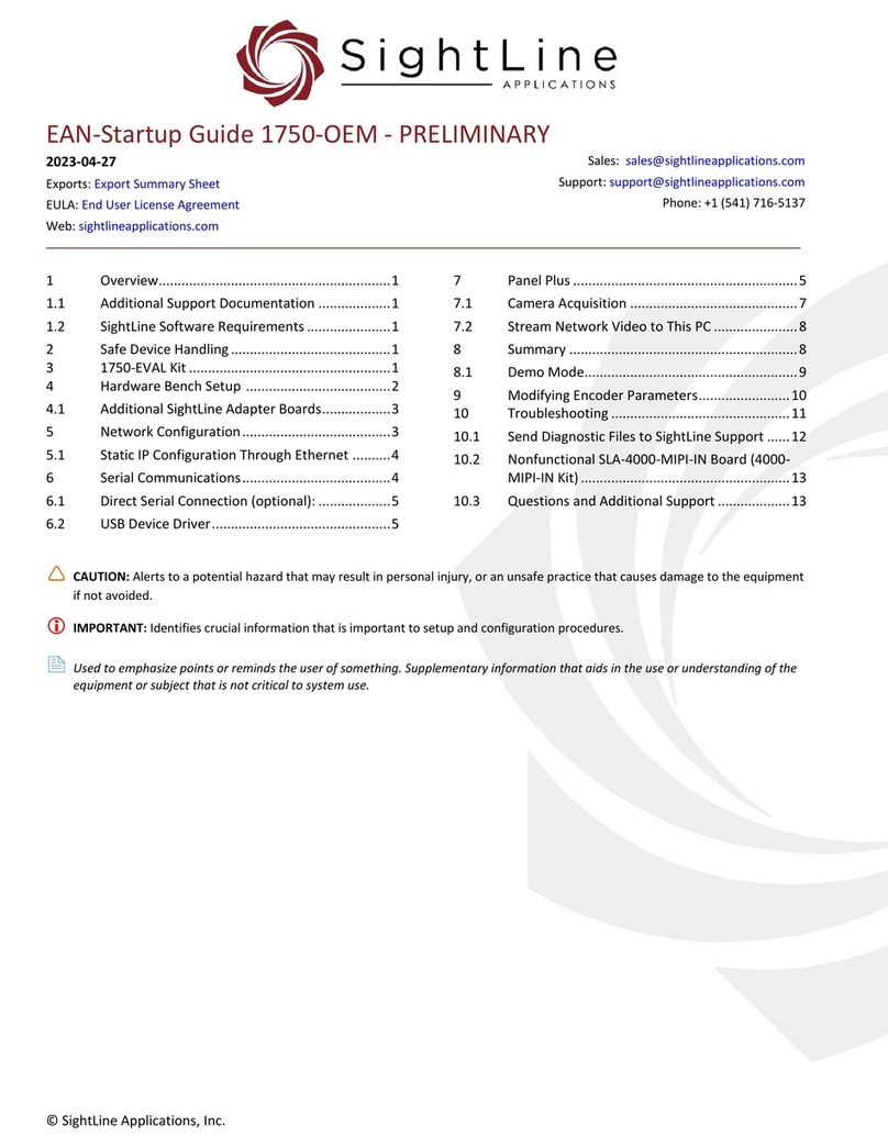 SightLine 1750-OEM User guide