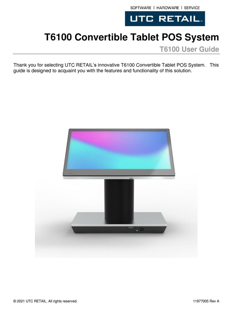 UTC RETAIL T6100 User manual