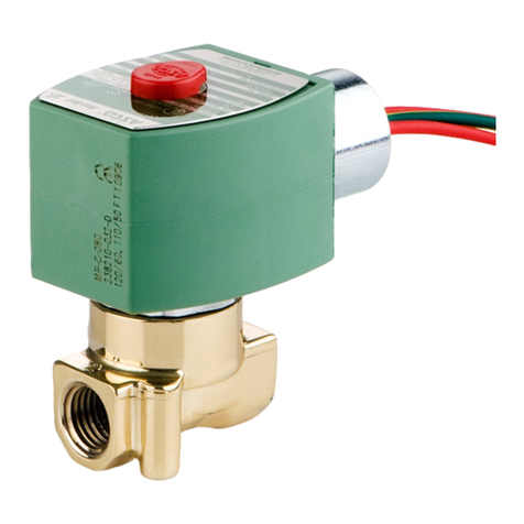 ASCO Valves 8262 Series Installation and operating instructions