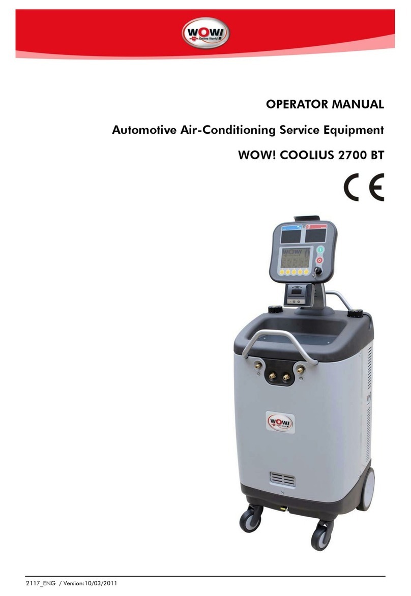 Wow COOLIUS 2700 BT Operator's manual