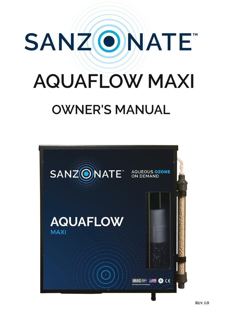 SANZONATE AQUAFLOW MAXI owner's manual SANZONATE AQUAFLOW MAXI owner's manual