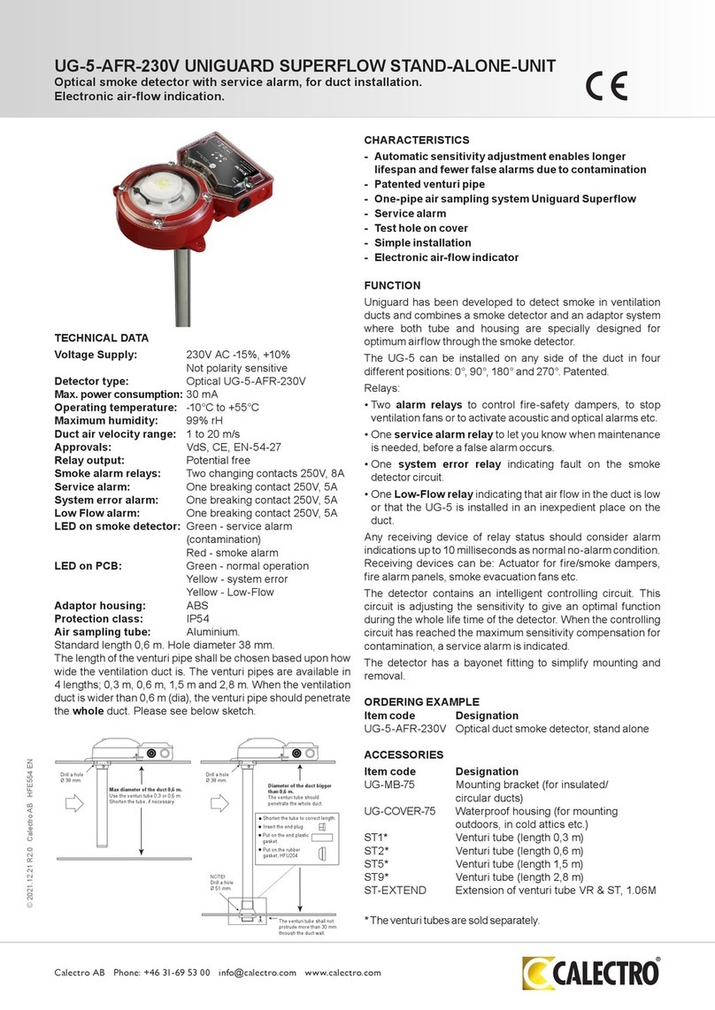 CALECTRO UG-5-AFR-230V User manual