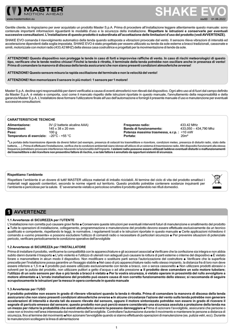 Master SHAKE EVO manual