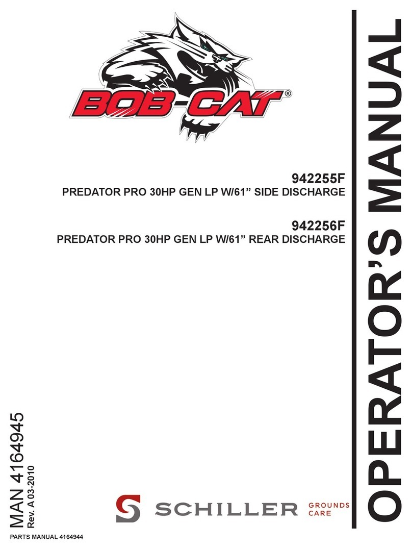 Schiller BOB-CAT PREDATOR PRO 942255F User manual