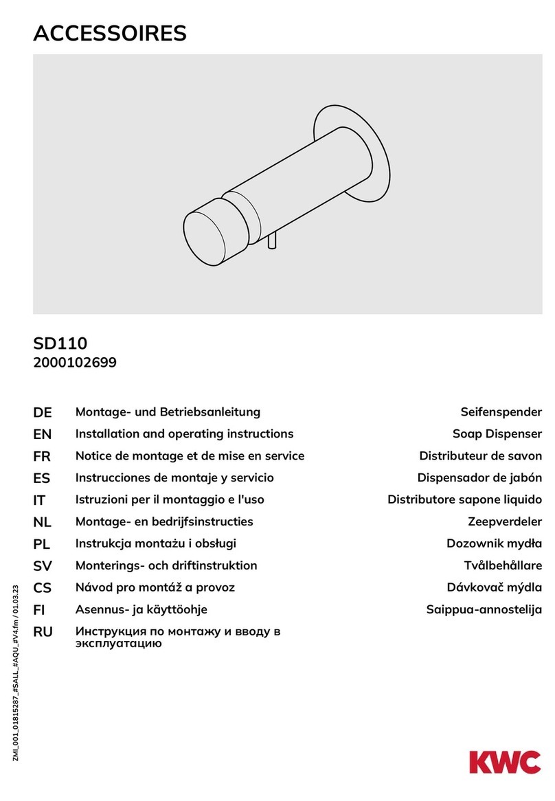 KWC SD110 User manual