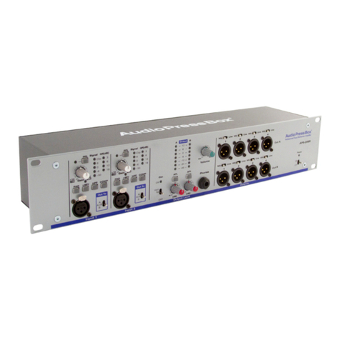 Audio Press Box APB-208R owner's manual