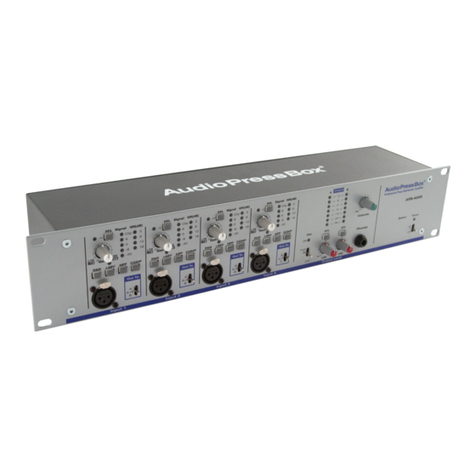 Audio Press Box APB-400R owner's manual
