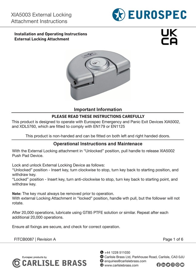 Eurospec XIA5003 instructions