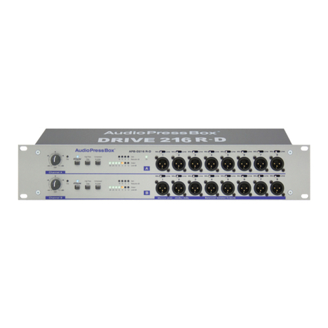 Audio Press Box APB-D216 R-D owner's manual