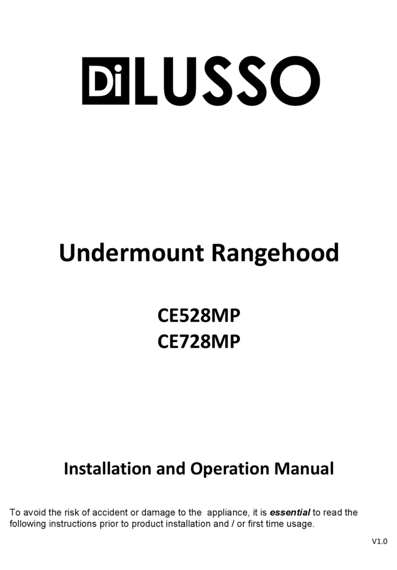 diLUSSO CE528MP Installation and operation manual