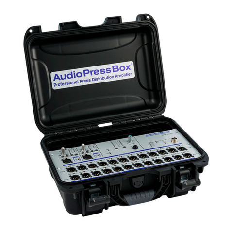 Audio Press Box APB-224 C User manual