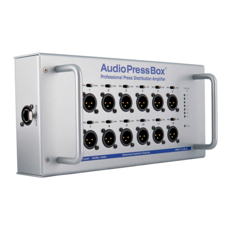 Audio Press Box APB-112 SB-D User manual
