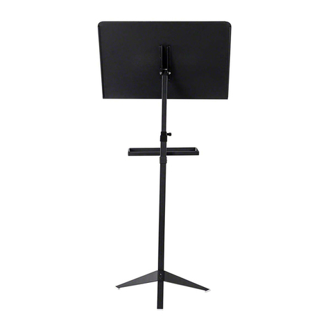 National Public Seating CONDUCTOR'S STAND User manual