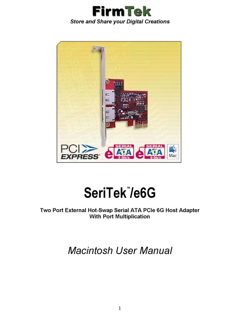 FirmTek SeriTek /e6G user manual