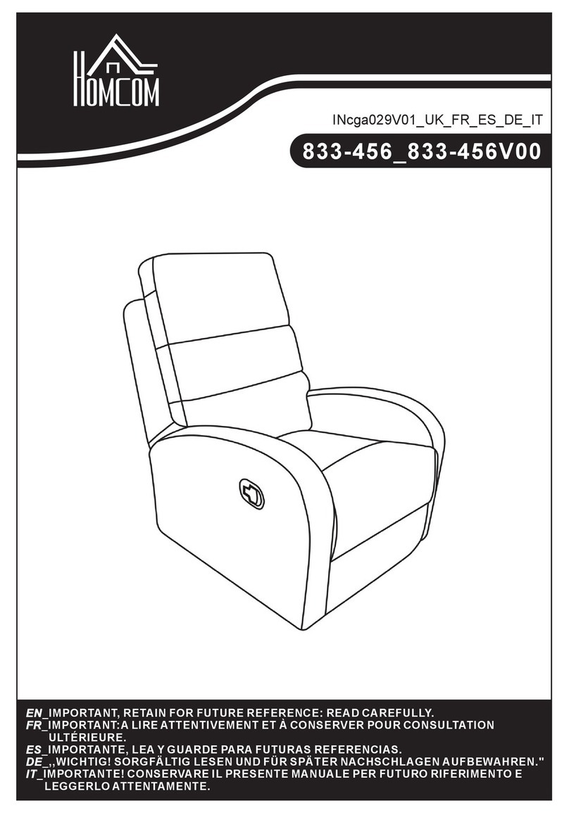 HOMCOM 833-456 User manual HOMCOM 833-456 User manual