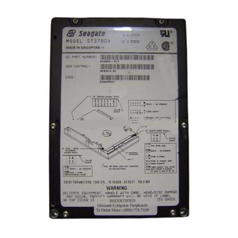 Seagate ST3780A User manual