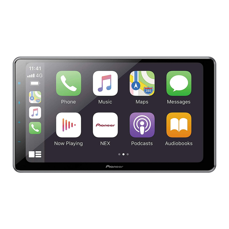 Pioneer DMH-WT8600NEX installation manual