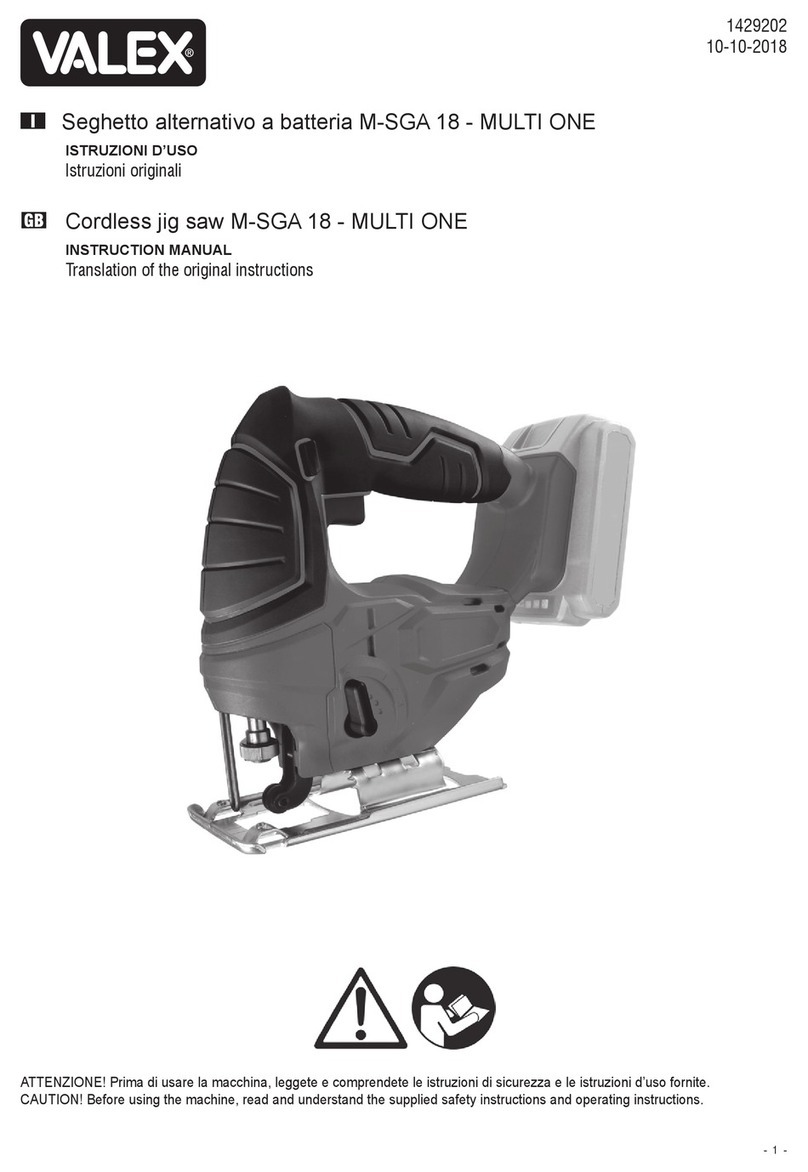 Valex MULTI ONE M-SGA 18 User manual