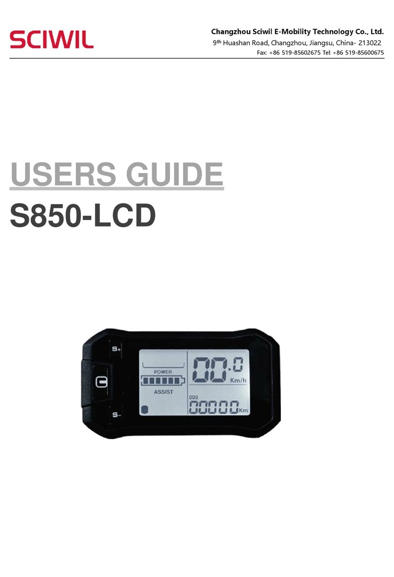 SCIWIL S850-LCD User manual