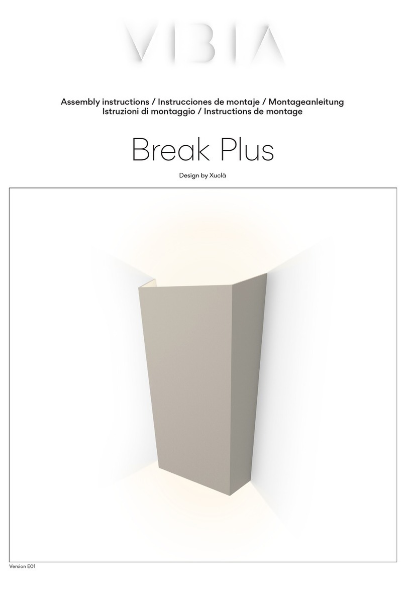 VIBIA Break Plus User manual VIBIA Break Plus User manual
