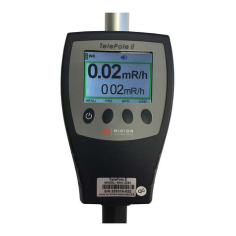 Mirion Technologies TelePole II User manual